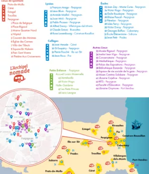 cartographie du territoire ARCHIPEL Nomade 2024 2025