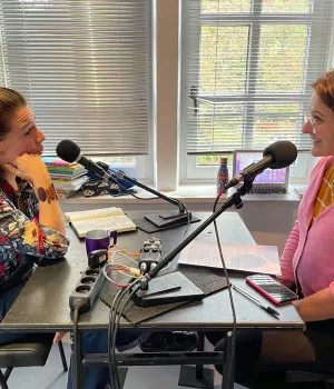 Claire Masure et la chorégraphe Marie Barbottin