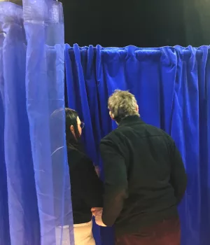 Un binôme du dispositif Souffleurs d'images