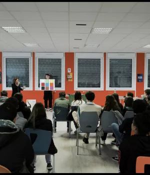 Représentation au collège E. Lefevre de Corbie - (c) L. Leleu