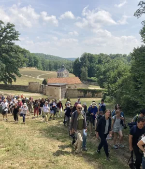 Lors d'une représentation à l'abbaye de Port-Royal des Champs Le TSQY en balade sur les routes yvelinoises