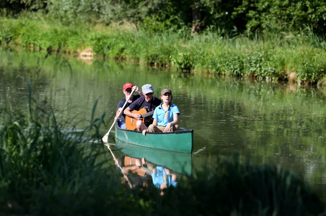 Jumelage au canal de Laurent Pichaud © Alain Julien Jumelage au canal de Laurent Pichaud