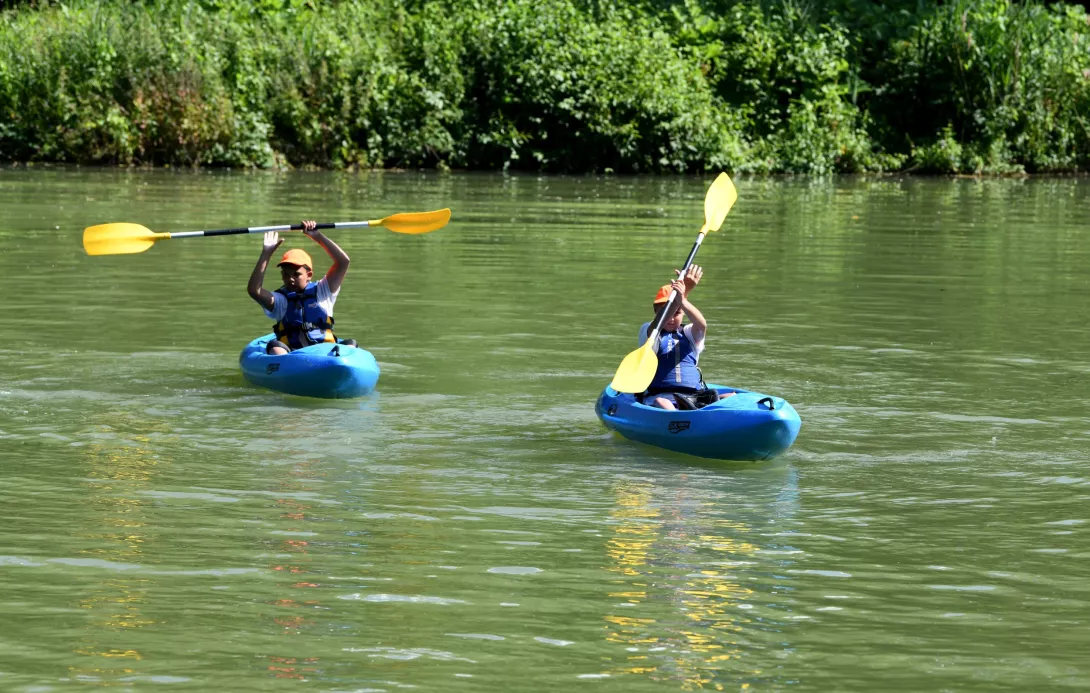 Jumelage au canal de Laurent Pichaud © Alain Julien Jumelage au canal de Laurent Pichaud