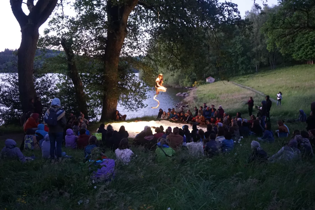 "Silva-Hêtre" Cie Libertivore, Ile de Vassivière, printemps 22