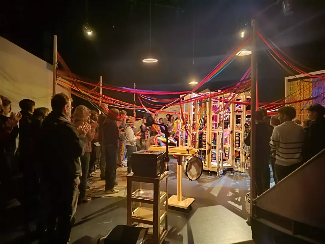 1ère représentation du spectacle "La danse des tarentules" en présence des élèves du CAP