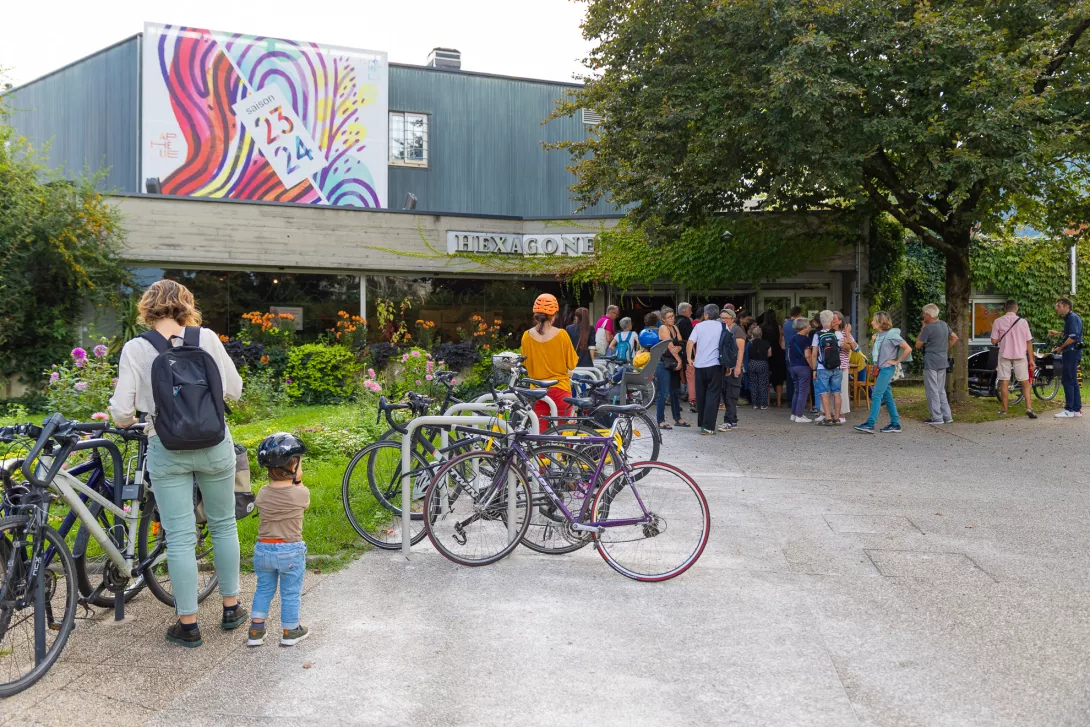 Le public vient vélo ! Le public vient en vélo !