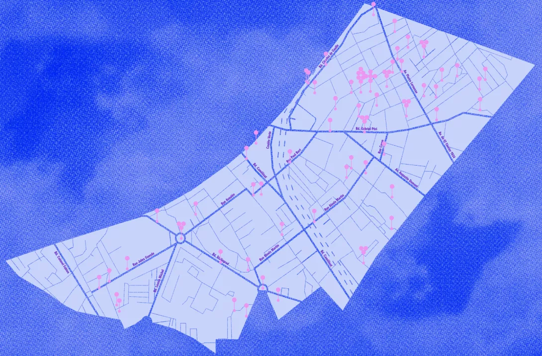 carte intéractive vous êtes ici